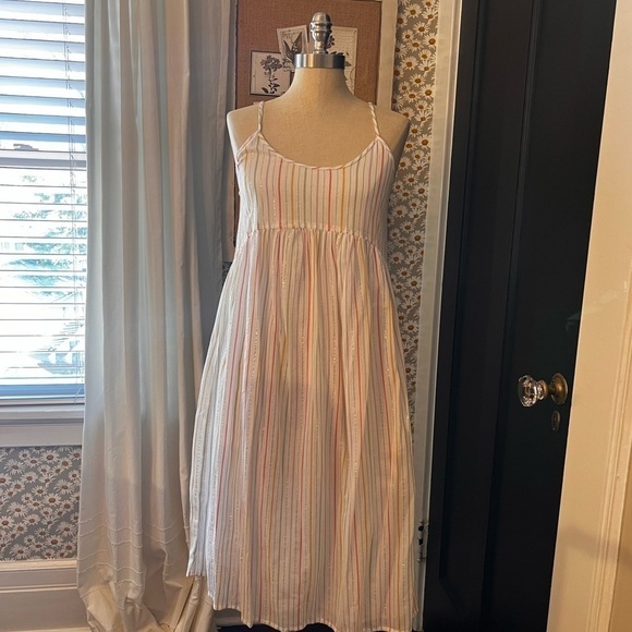 Lou& Grey rainbow striped sundress - size small - Picture 1 of 5